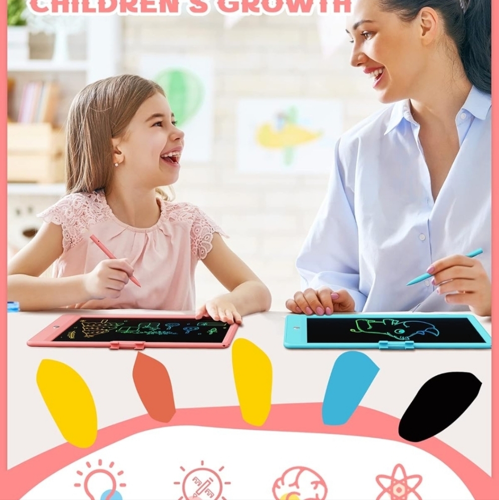 Pink Drawing Tablet for Kids - Picture 4 of 8